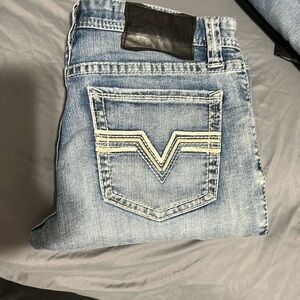 Selling these Cowboy Styled jeans , they don’t fit anymore